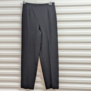 Vintage Talbots Size 6 Black Stretch High Waist Suit Dress Pants Preppy Formal